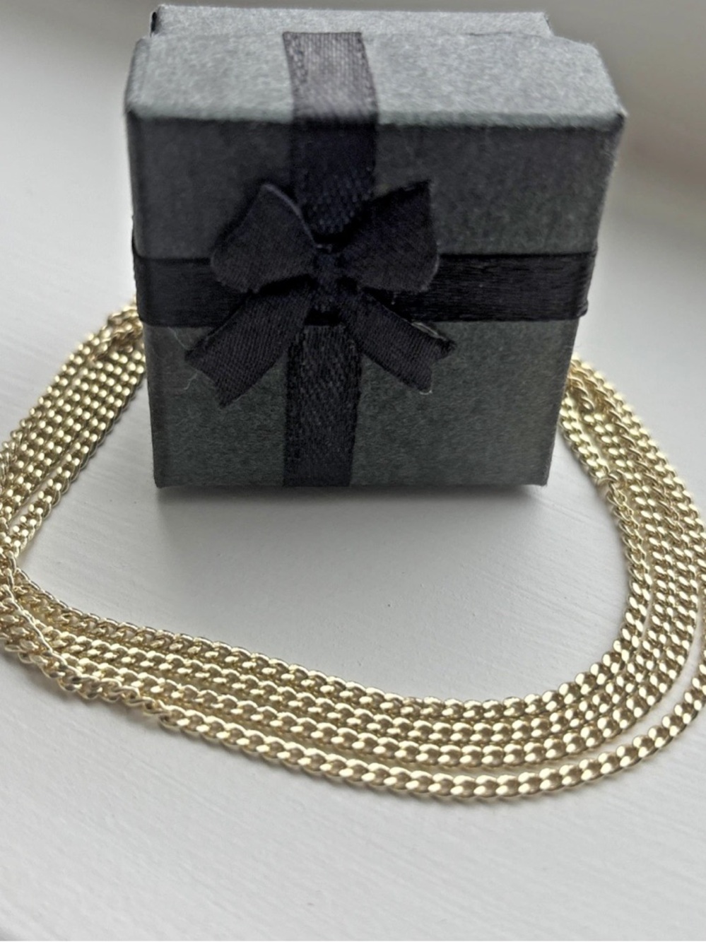 NWT Gold Plated Multi Chain Bracelet Layered Dainty Chain Bracelet Adjustable